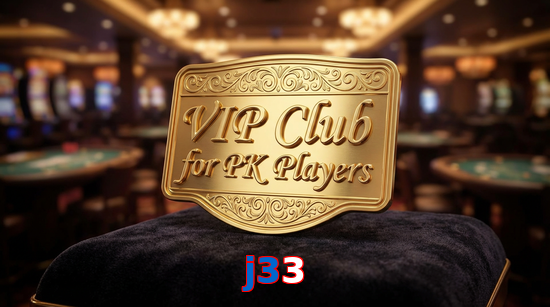 Main screen of J33 vip page for PK players